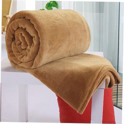 Warm Coral Fleece Blanket Winter Sheet Bedspread Sofa Throw1