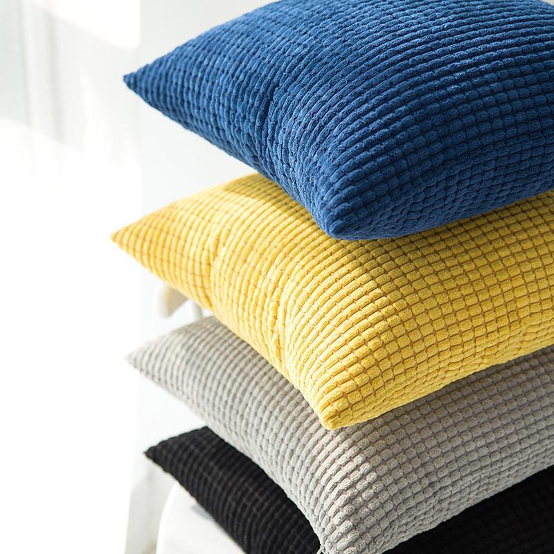 Decorative Pillows For Sofa Cushion Covers Pure Color Simple图片