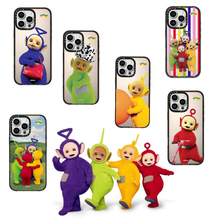 CASE联名天线宝宝Teletubbies苹果16promax保护套适用iPhone15plus可爱镜面14Pro手机壳13卡通12网红11硬壳