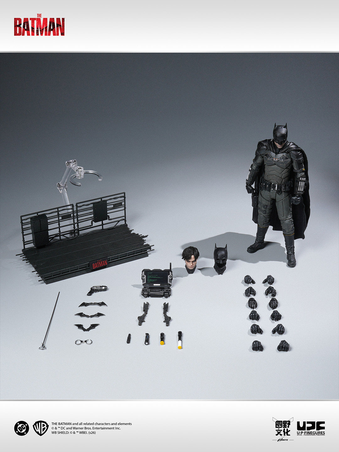 thumbnail for Yuanye Culture Liangpin Manufacturing New Batman 1 12 Finished Action Model Figure UPF