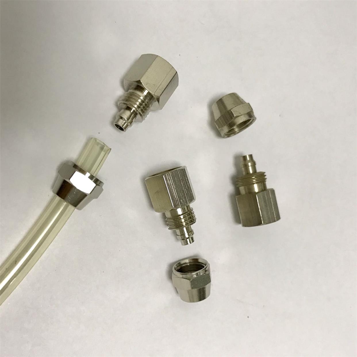 1/8-6 内丝快拧接头 气管快接接头 内螺纹G1/8 一边接外径6mm气管