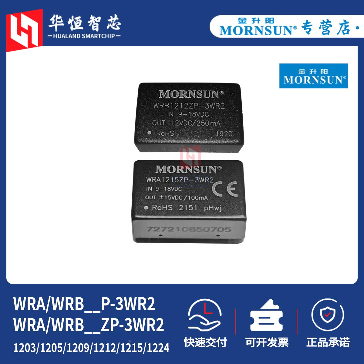 WRA/WRB1203/1205/1212/1215/1224ZP-3WR2金升阳P电源模块DCDC