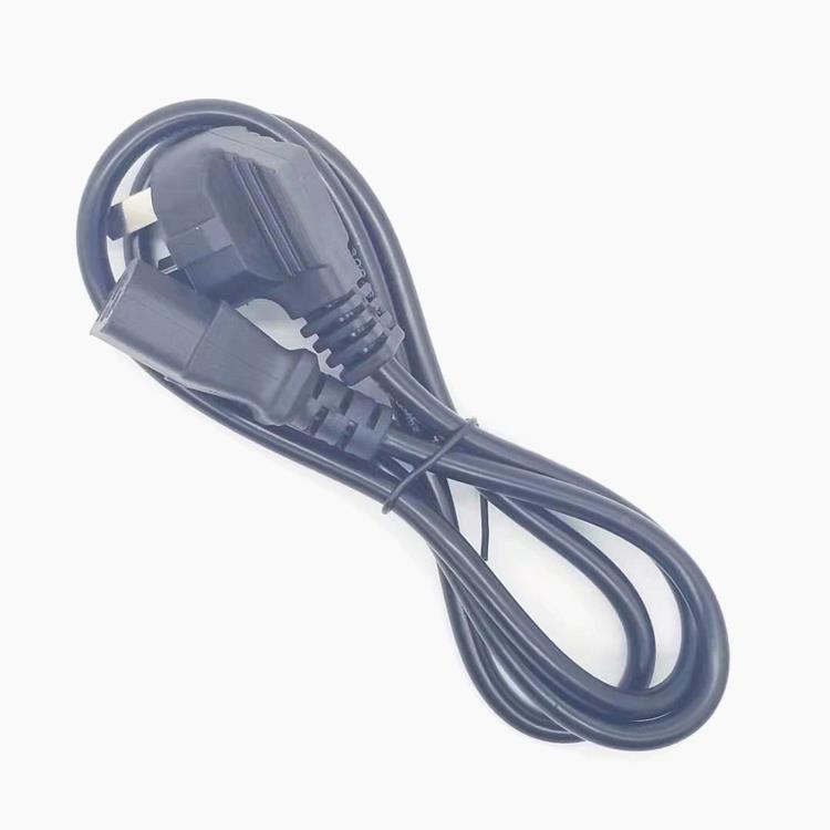 台式电脑显示器电源线通用打印机投影仪主机三插口1.5米品字粗线