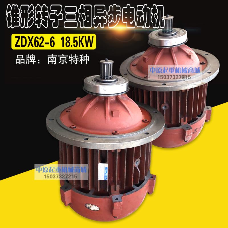 南京特种电机ZDX62-6 18.5KW 电动葫芦主起升电机锥形转子电动机