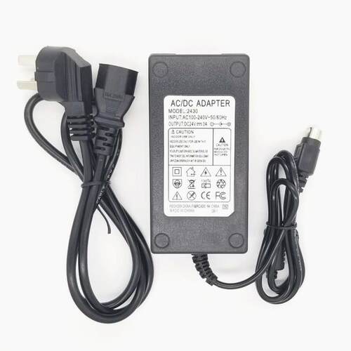 适用新北洋btp-2002cp 2200E M180 等 24V 2A 三针 电源 适配器