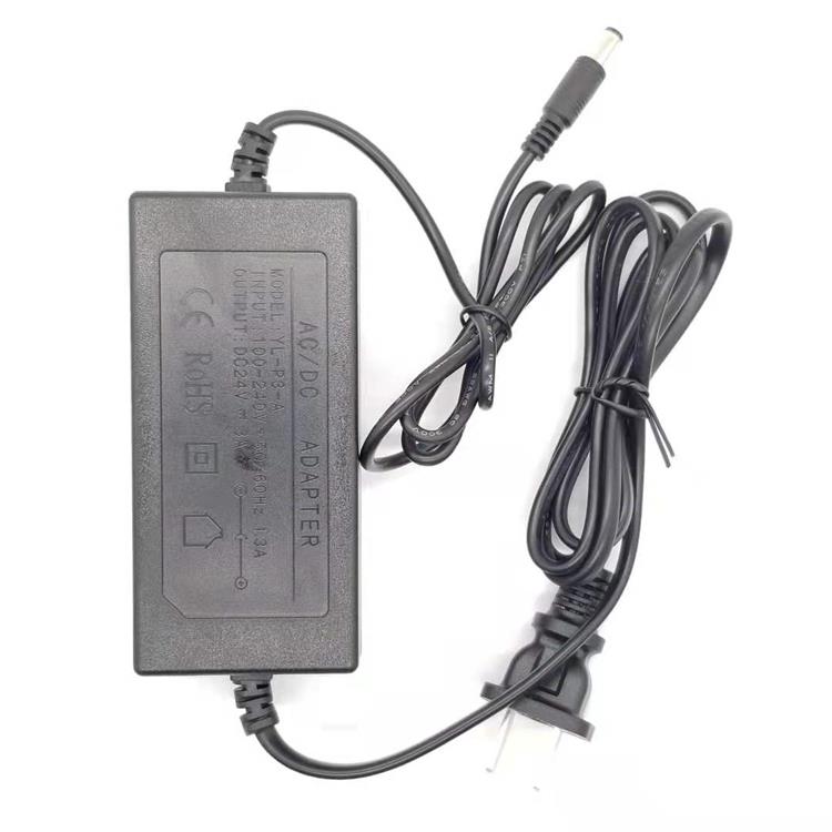 包邮24V3A开关电源适配器LED灯带 水泵 RO净水机 打印机电源 带灯