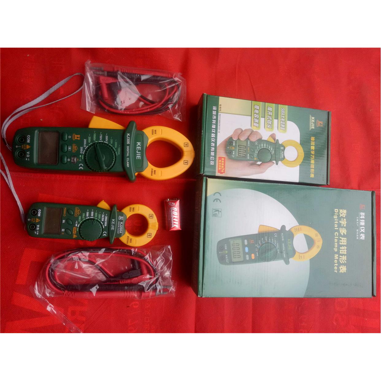 钳形表万用表数字高精度袖珍表数显自动量程交直流钳形电流表