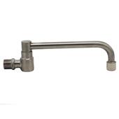 304不锈钢厨师用灶台水龙头 摇摆龙头酒店饭店用半自动厨房水龙头