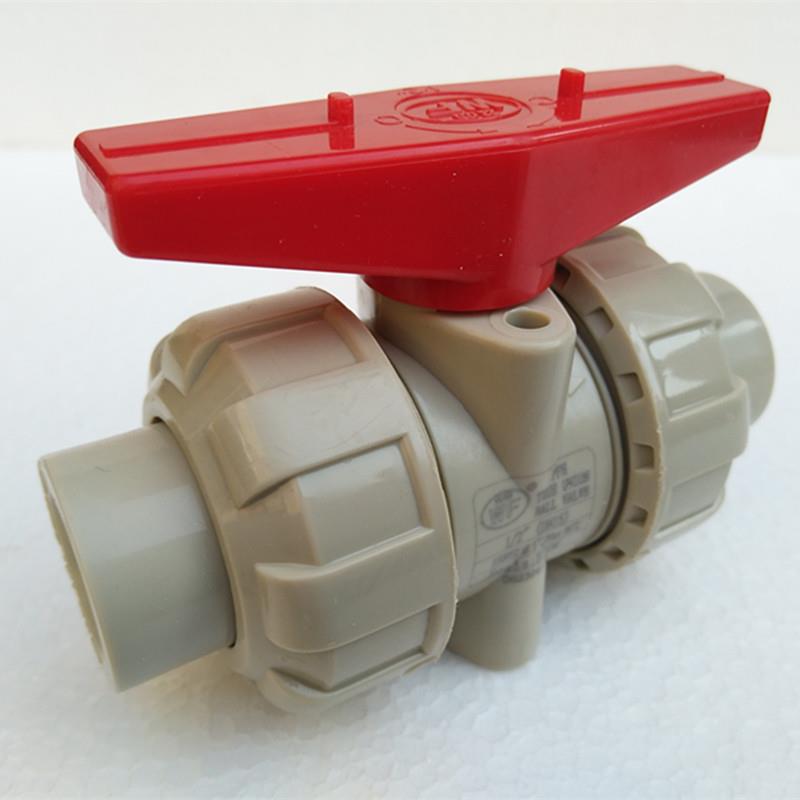 WF武峰PPH活接球阀 PPR热熔双由令球阀 工业耐酸碱双由任球阀hjqf