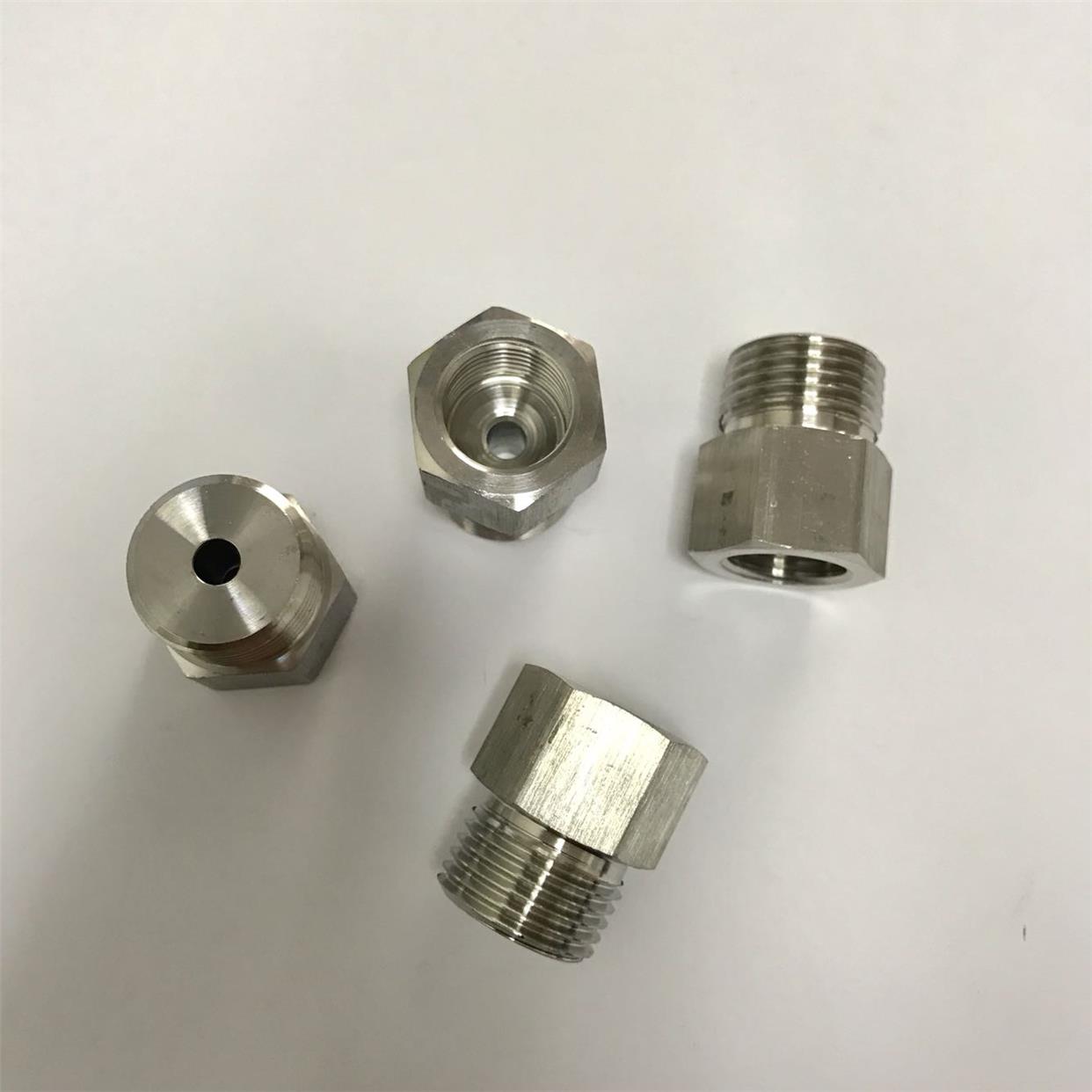 M16x1.5-BSP1/2 不锈钢转换接头 内螺纹m16x1.5 外螺纹BSP1/2