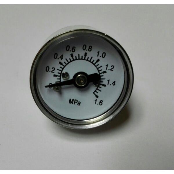 小压力表 直径25mm 金属压力表 压力0～1.6mpa Y-25Z 螺纹m10X1
