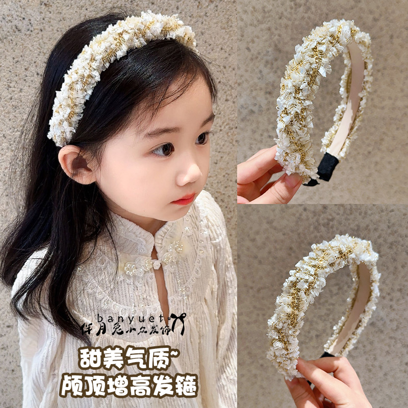公主女童小香风时尚宽边头箍发箍