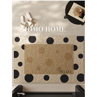 MOMO 复古入户门地垫家用丝圈耐脏防滑门垫可裁剪 HOME家居意式