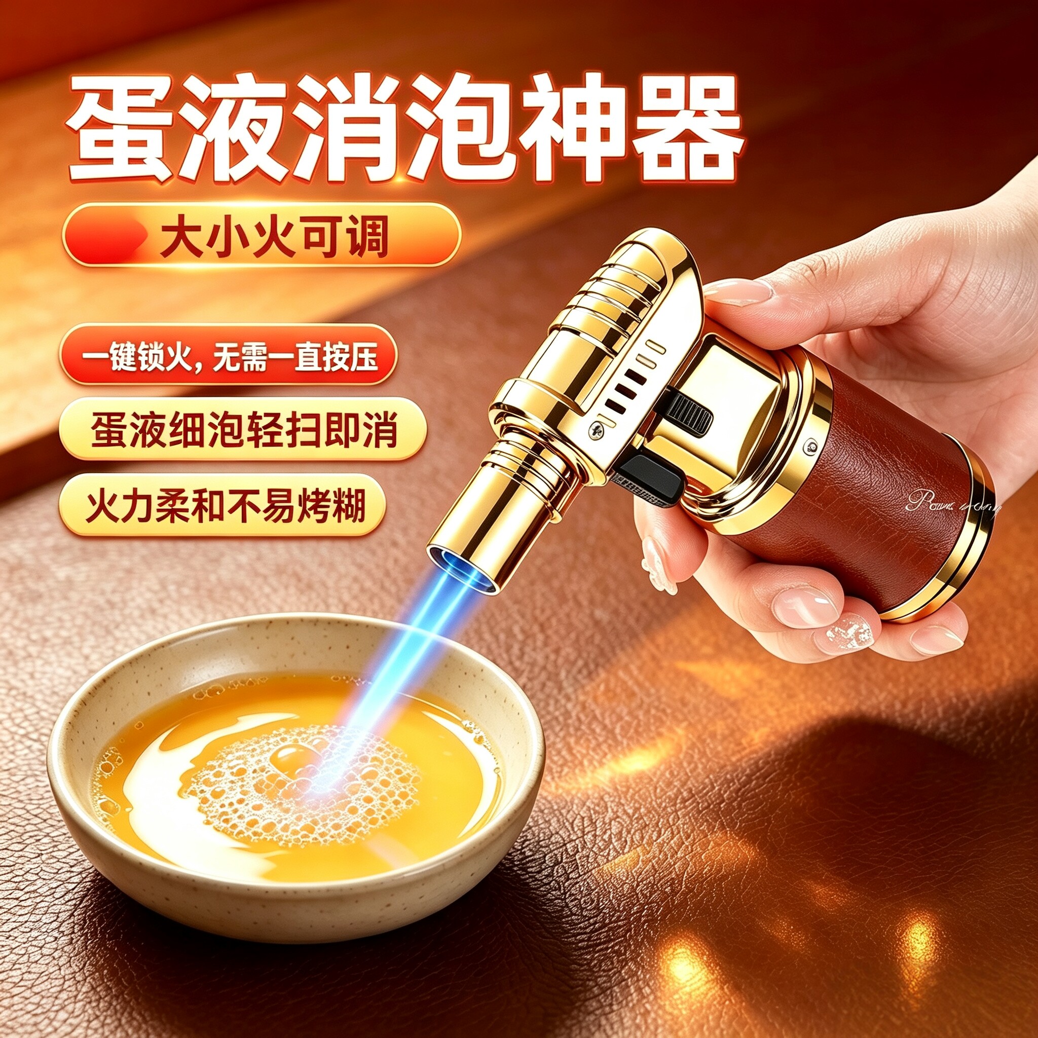 鸡蛋蛋清消泡器消泡枪