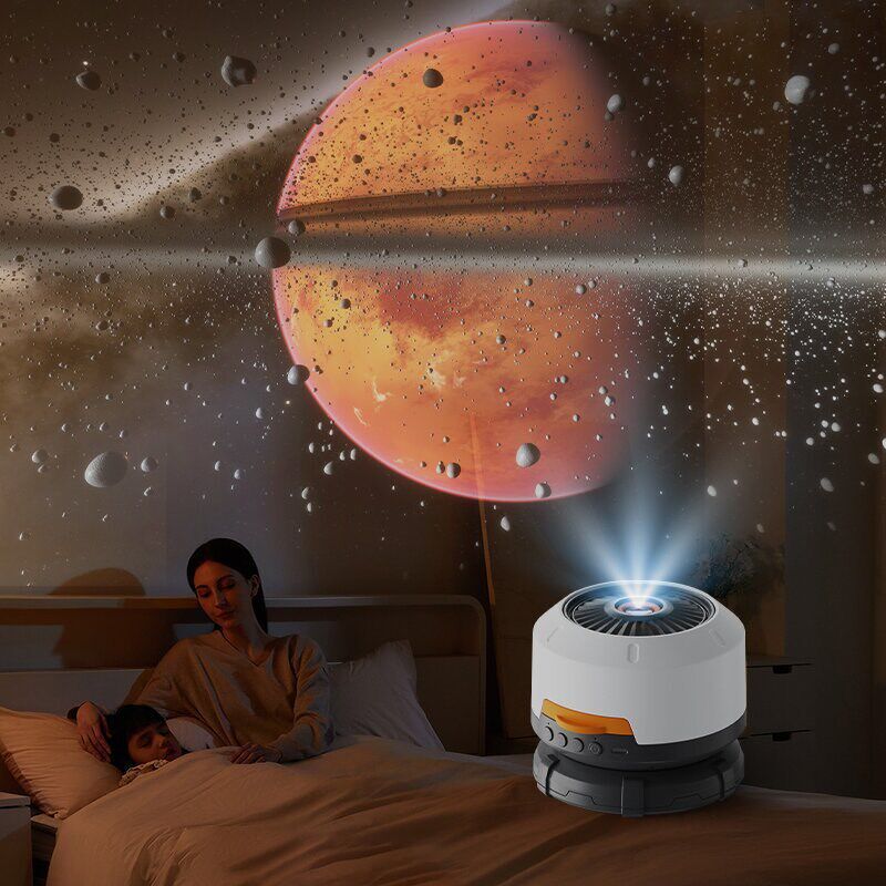 速发新款卧境地球仪台灯高清调焦跨夜灯小室满天星空灯氛围投影灯
