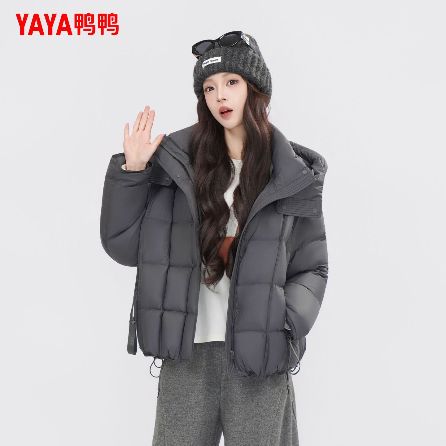 YAYA鸭鸭2025冬季新款羽绒服女