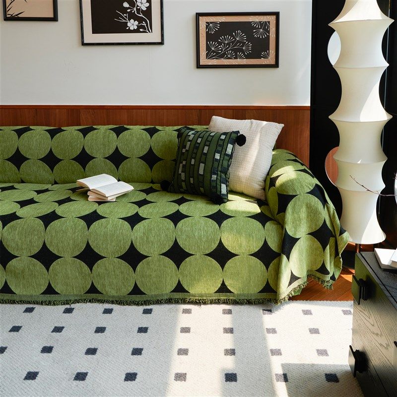 沙发盖布中古风雪尼尔沙r发套罩沙发垫复古新款全盖一片式沙发巾,居家布艺,沙发垫,淘宝优惠券,粉丝福利购,淘宝优惠卷