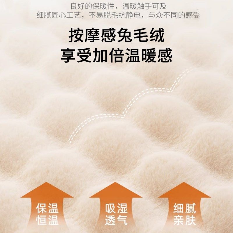 泡泡绒卧室地毯床边毯沙发客厅奶油风简约I加厚2024新款仿兔毛飘,居家布艺,床边毯,淘宝优惠券,粉丝福利购,淘宝优惠卷