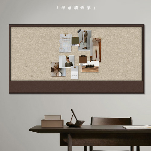 毛毡墙贴展示板背景o墙照片墙软木板留言板文化墙背景板客厅相片