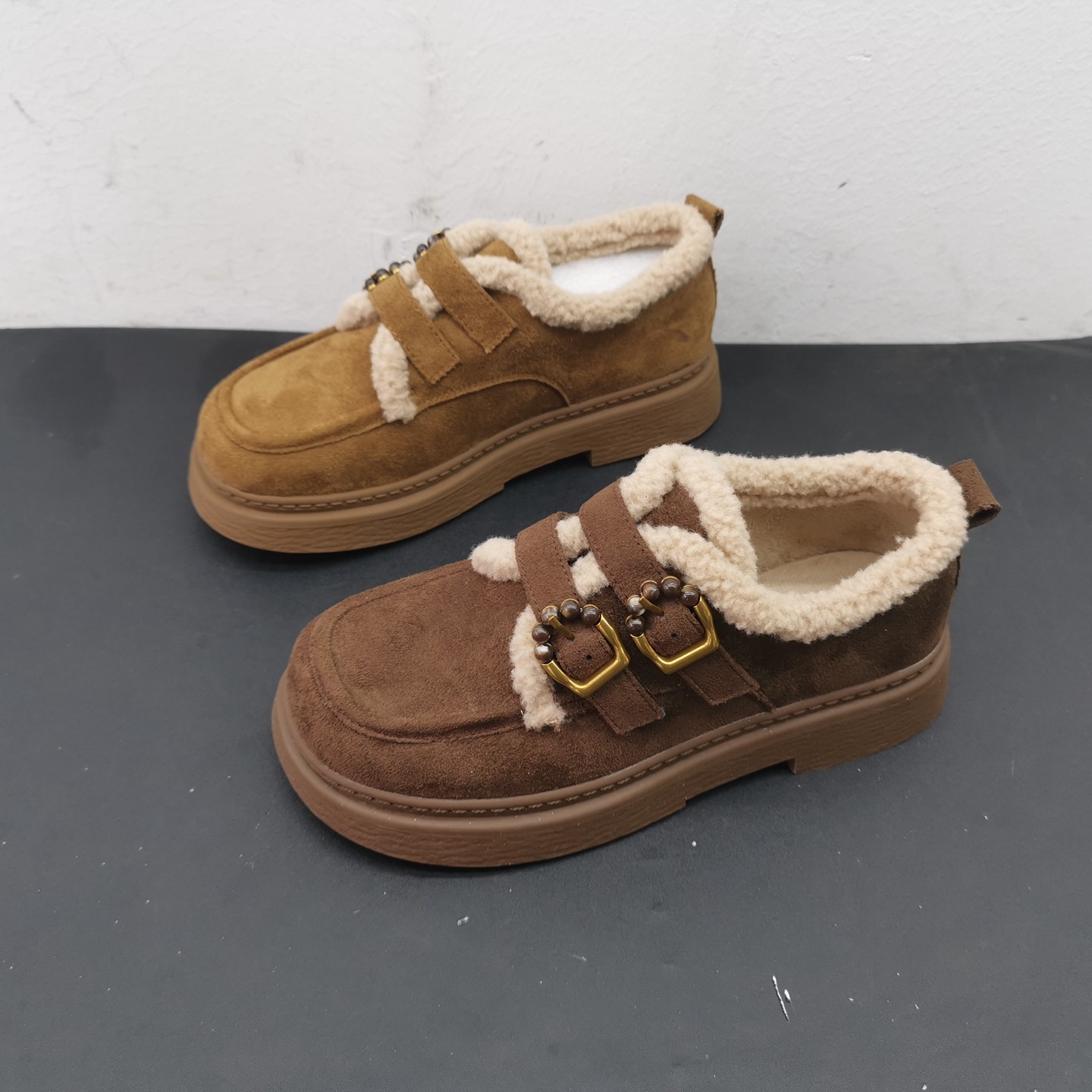 撤柜处理折扣外贸女鞋2025秋新款保暖休闲百搭乐福鞋舒适女棉鞋,女鞋,深口单鞋,淘宝优惠券,粉丝福利购,淘宝优惠卷