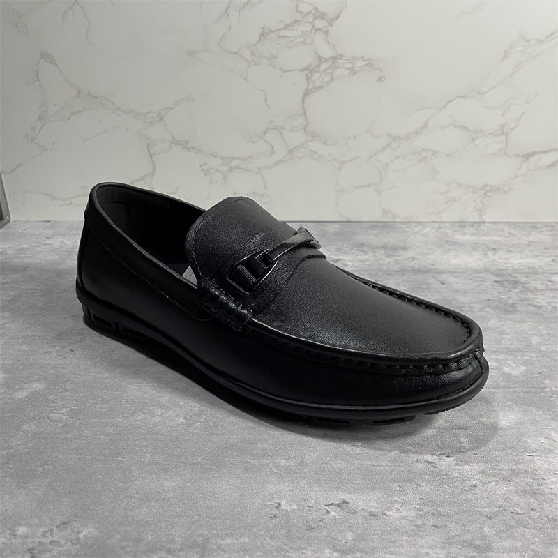 撤柜处理品牌真皮男鞋2025春新款商务正装舒适休闲百搭牛皮男单鞋