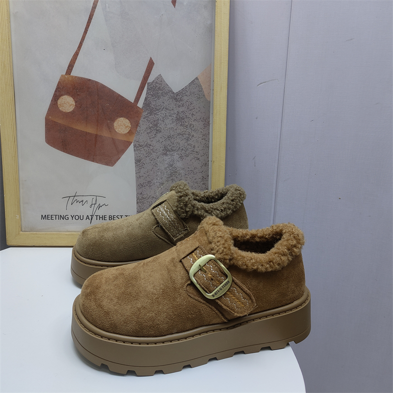 撤柜处理折扣外贸女鞋2025秋新款舒适休闲复古勃肯鞋百搭女棉鞋