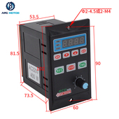 智能数显调速器交流2l20V6W 400W齿轮减速电机调速开关马达 正反