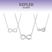 S925纯银我变美 那个夏天项链永恒莫比乌斯环无限符号belly同款