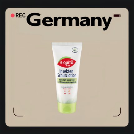 德国代购【全场满300包邮】S-QUiTO free蚊虫防护乳100ml
