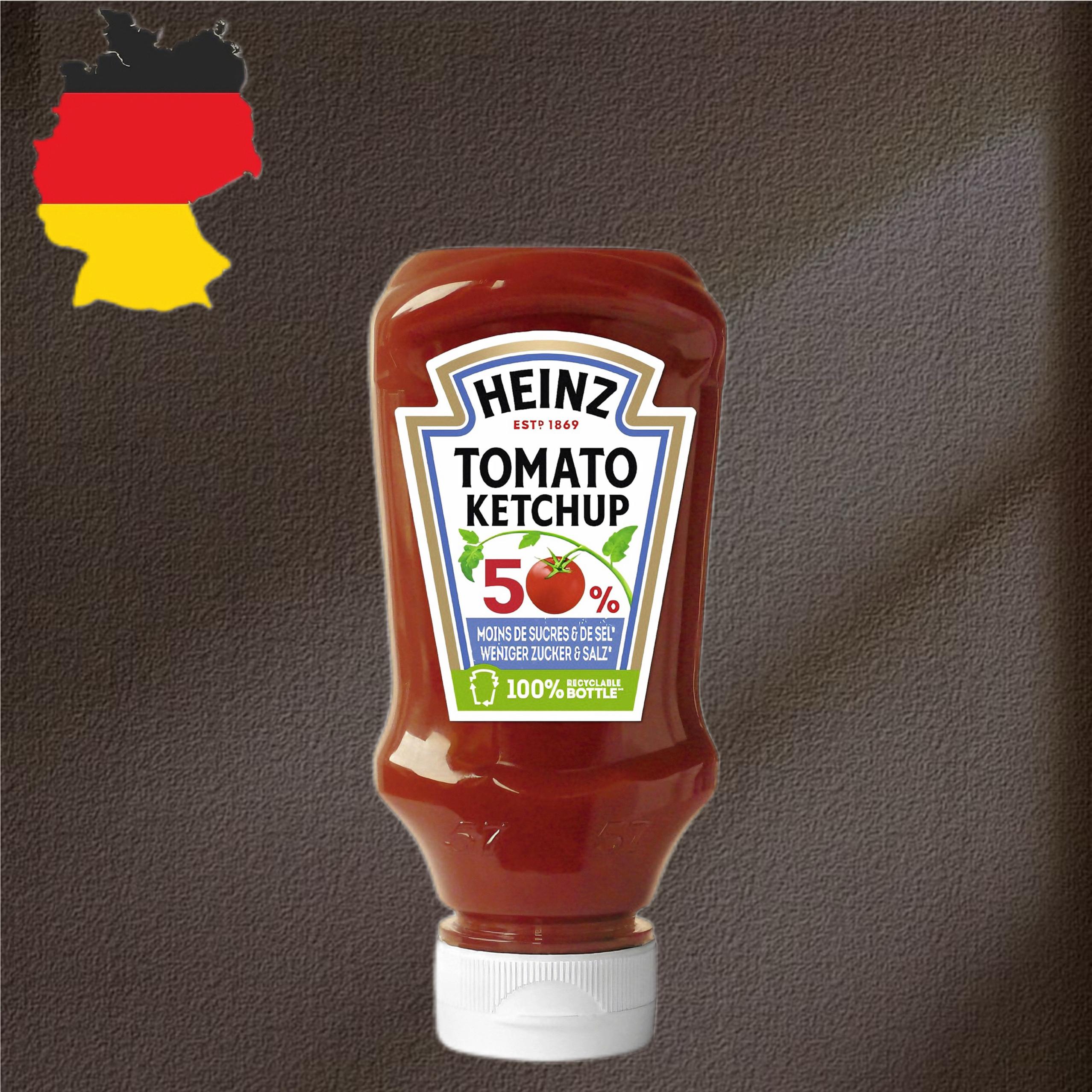 德国代购【全场满300包邮】Heinz无糖低盐番茄酱220ml