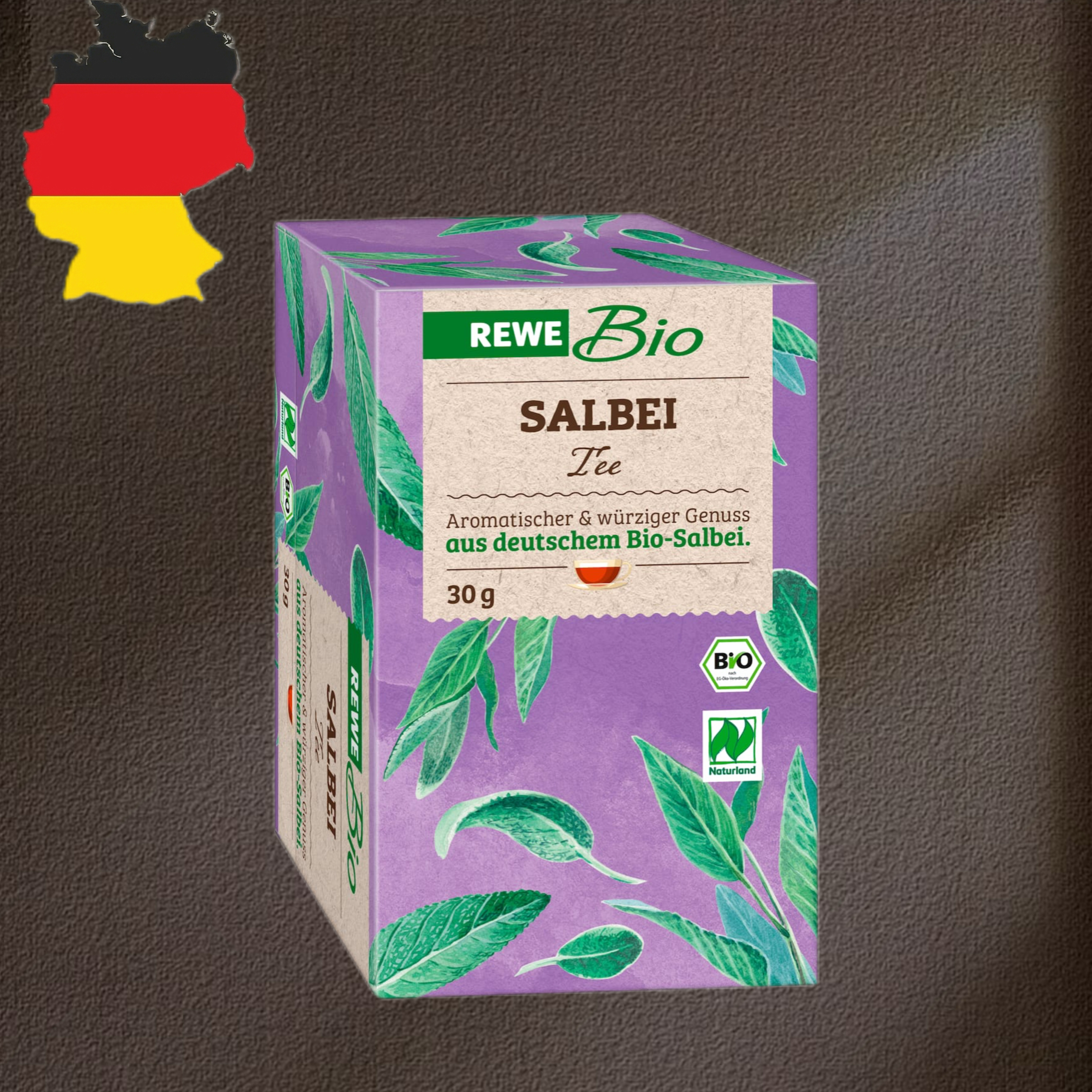 德国代购【全场满300包邮】REWE有机鼠尾草茶30g