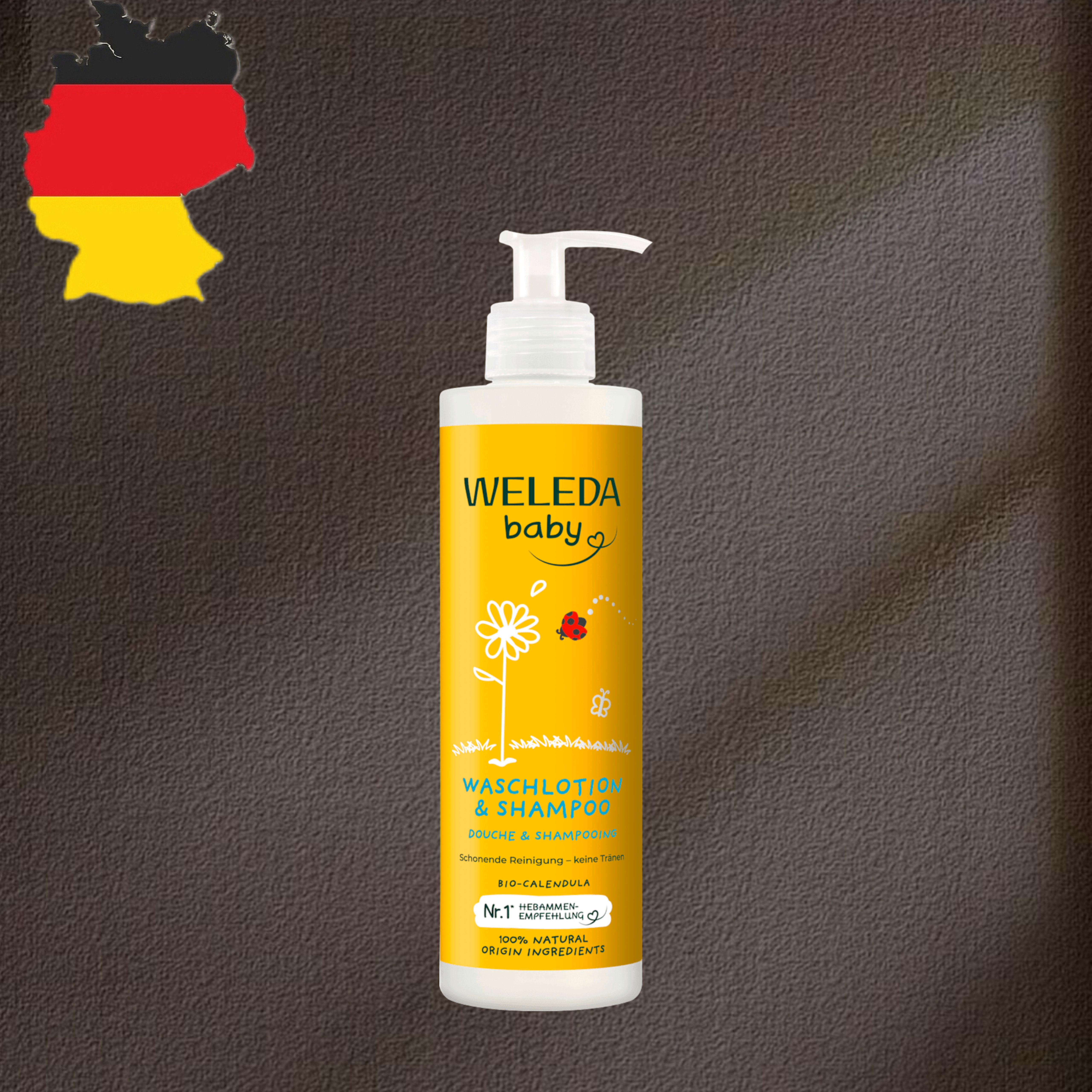 德国代购【全场满300包邮】WELEDA宝宝洗发沐浴露400ml