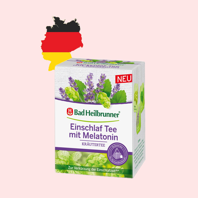德国代购【全场满300包邮】Bad Heilbrunner褪黑素茶27.12g