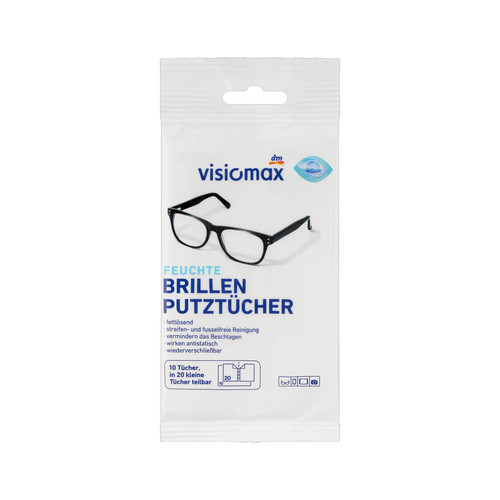 德国代购【全场满300包邮】VISIOMAX眼镜清洁布10×2，10件
