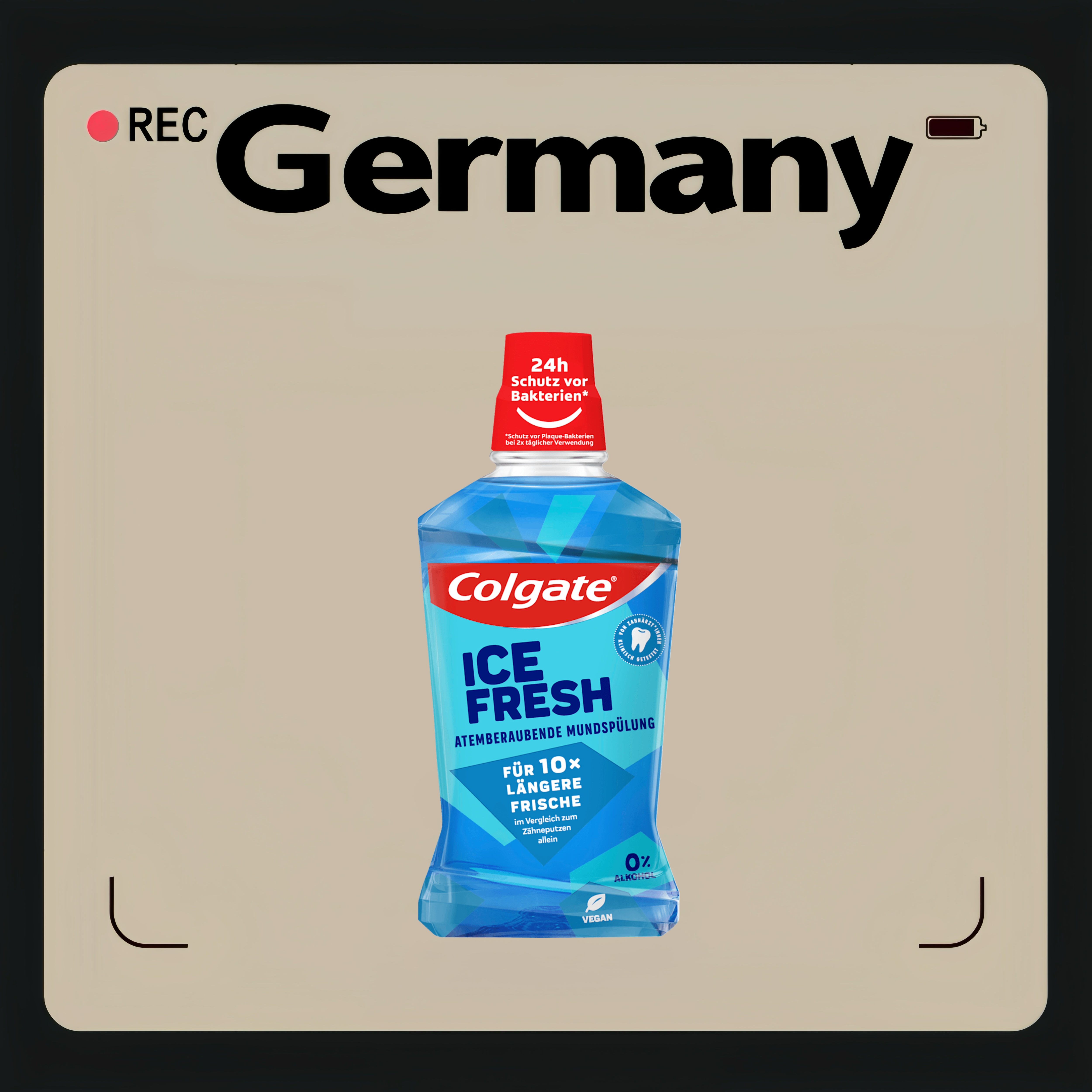 德国代购【全场满300包邮】Colgate冰爽漱口水500ml