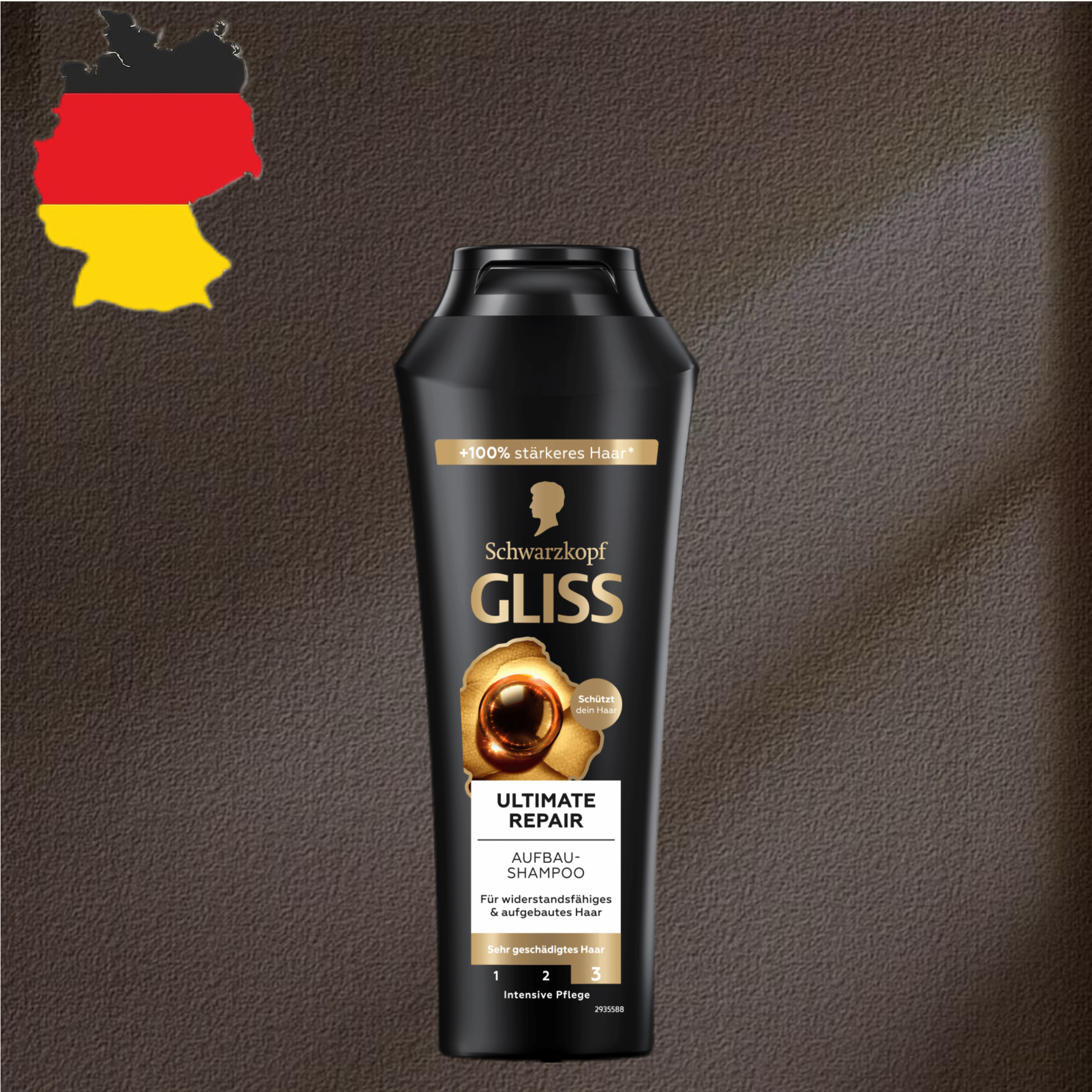 德国代购全场300包邮Schwarzkopf施华蔻Gliss终极修护洗发水250ml