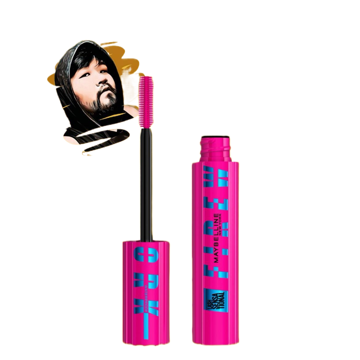德国代购【全场满300包邮】Maybelline美宝莲烟花仿水睫毛膏10ml
