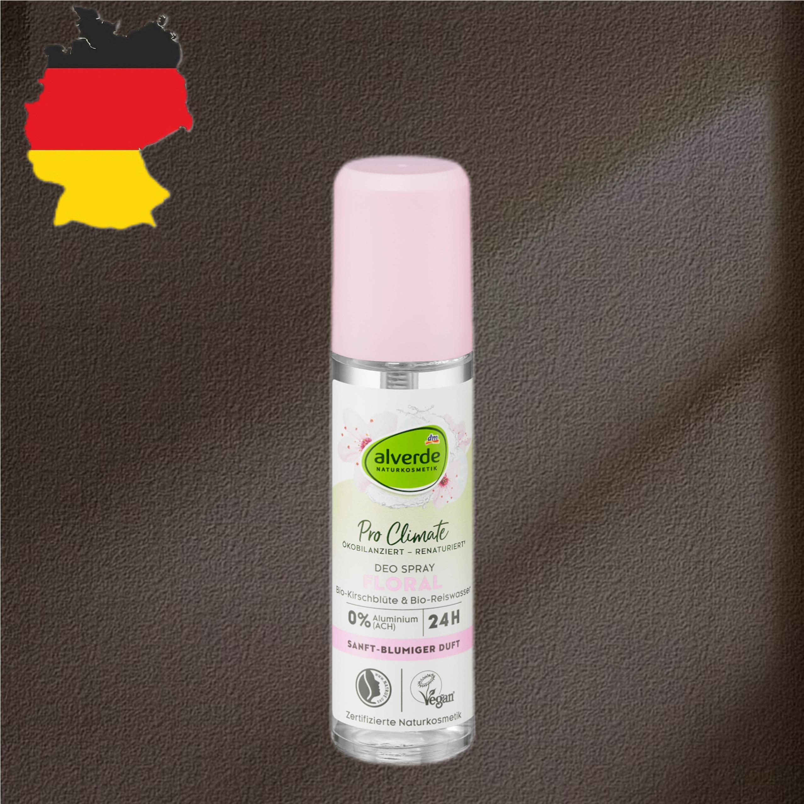 德国代购【满300包邮】alverde艾薇德天然樱花身体香氛喷雾75ml