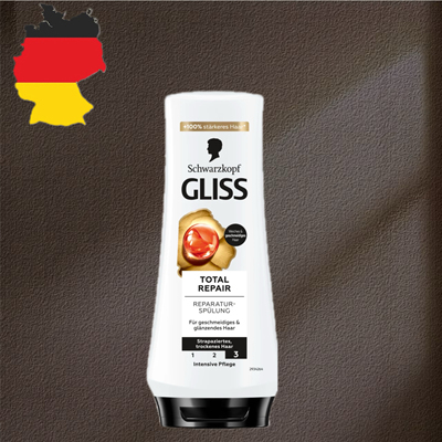 德国代购全场300包邮Schwarzkopf施华蔻GLISS系列修复护发素200ml