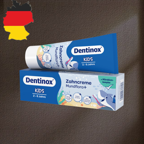 德国代购【全场满300包邮】Dentinox2-6岁儿童牙膏75ml
