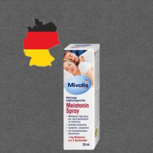 德国代购【全场满300包邮】mivolis褪黑素喷雾25ml
