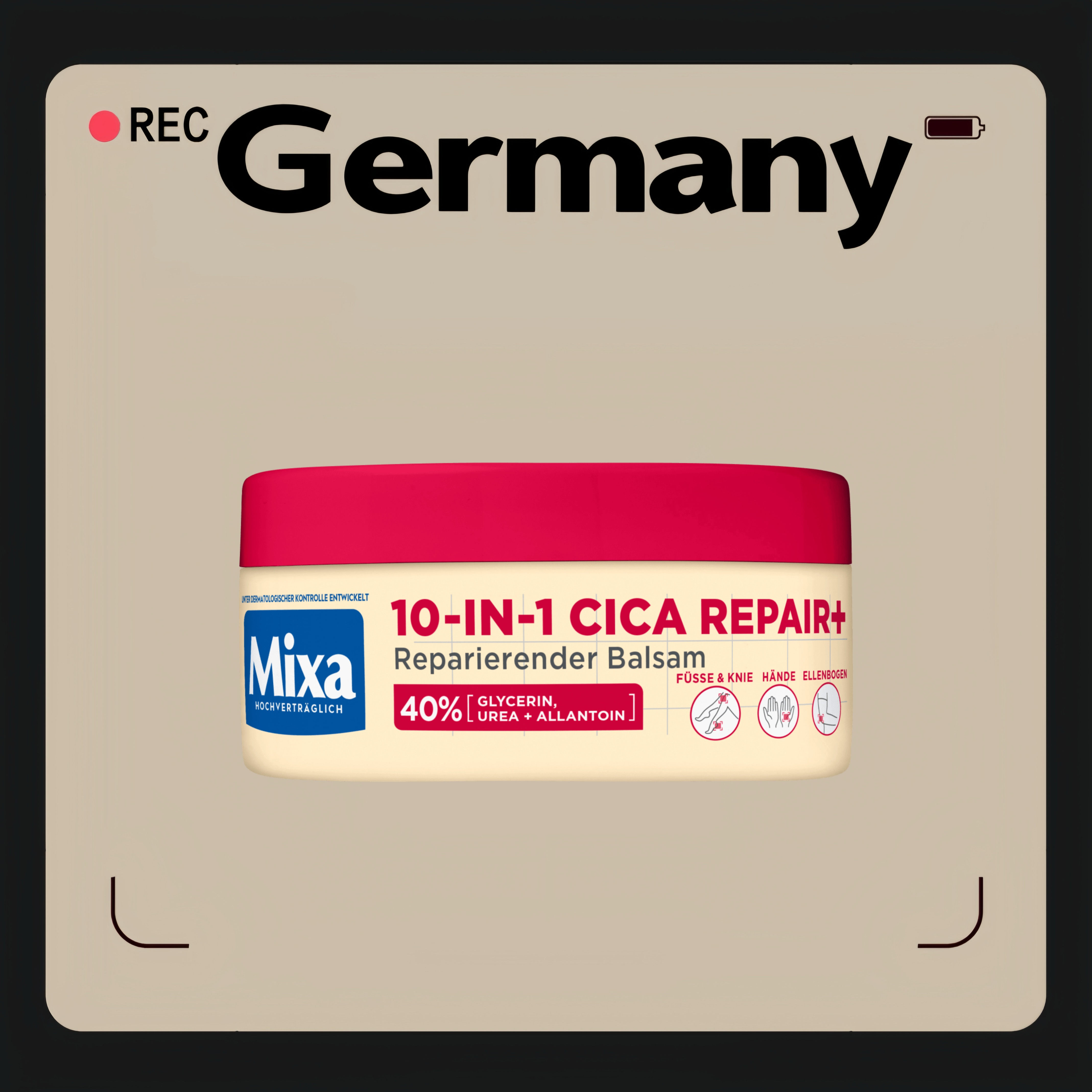 德国代购【全场满300包邮】Mixa十合一修复身体乳150ml