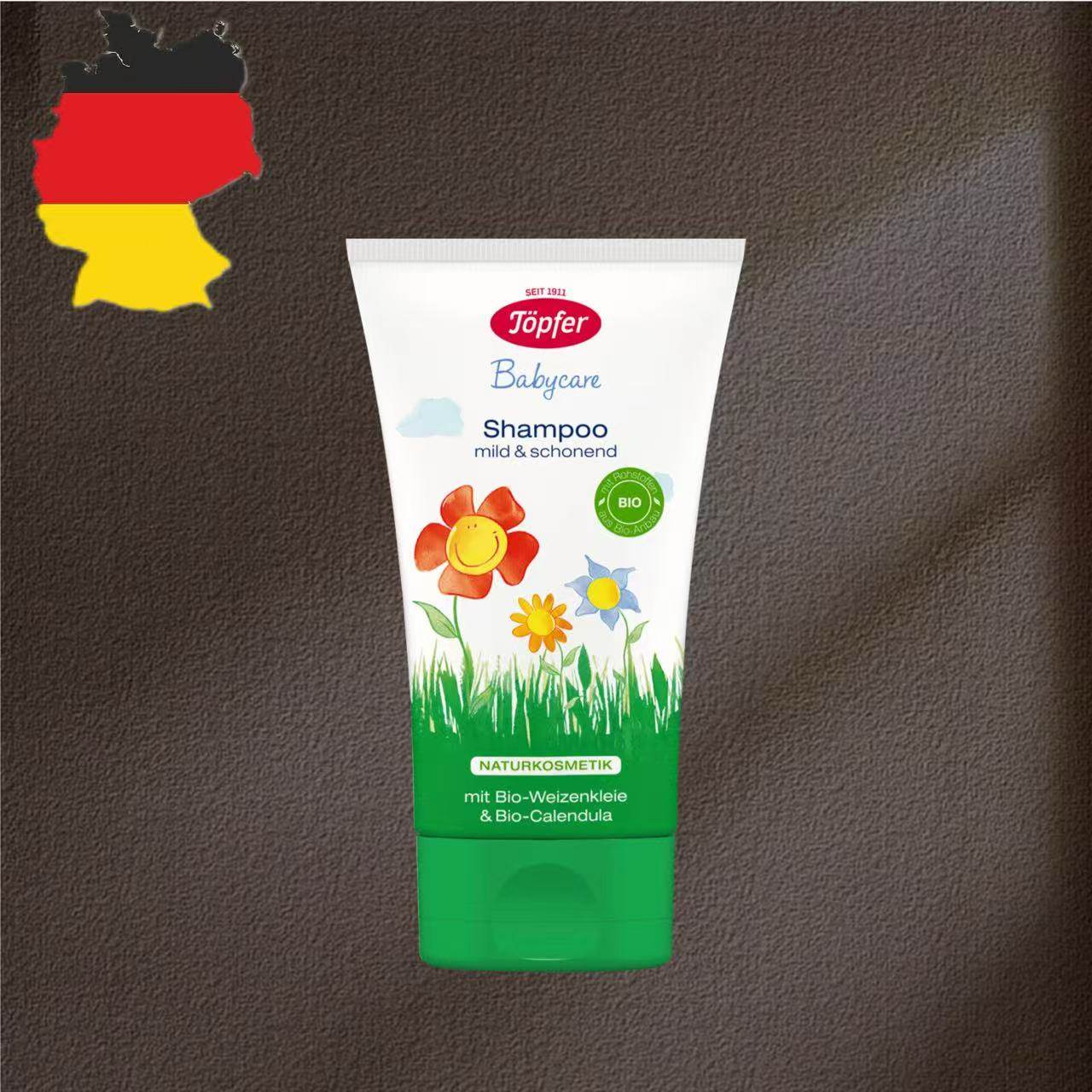 德国代购【全场满300包邮】Topfer婴儿护理洗发水150ml