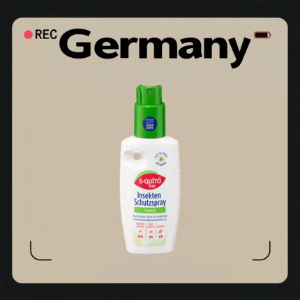德国代购【全场满300包邮】S-QUiTO free驱虫喷雾100ml