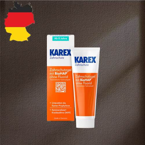 德国代购【全场满300包邮】KAREX宝宝护牙啫喱50ml