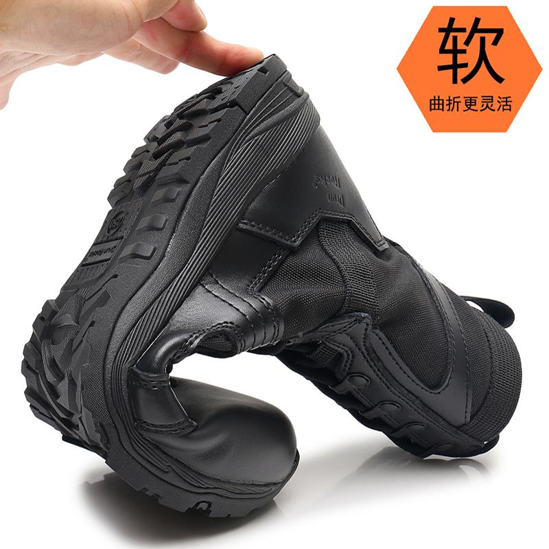 8新款飞鱼.R21008超轻作战靴男黑士高3帮女夏季透气色轻便战术靴