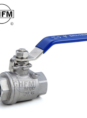 304二片式球阀2两片式球阀2p球阀Q11F-16丝口内螺纹阀门DN1525 32