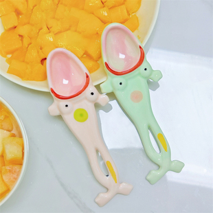 摆烂大嘴青蛙勺稀奇古怪勺子一人食汤勺新型饭勺创意勺子沙雕搞怪