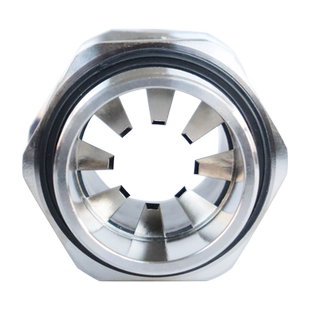 蓝江格兰 EMC不锈钢防磁波电缆接头304金属电磁屏蔽金属葛兰头CE