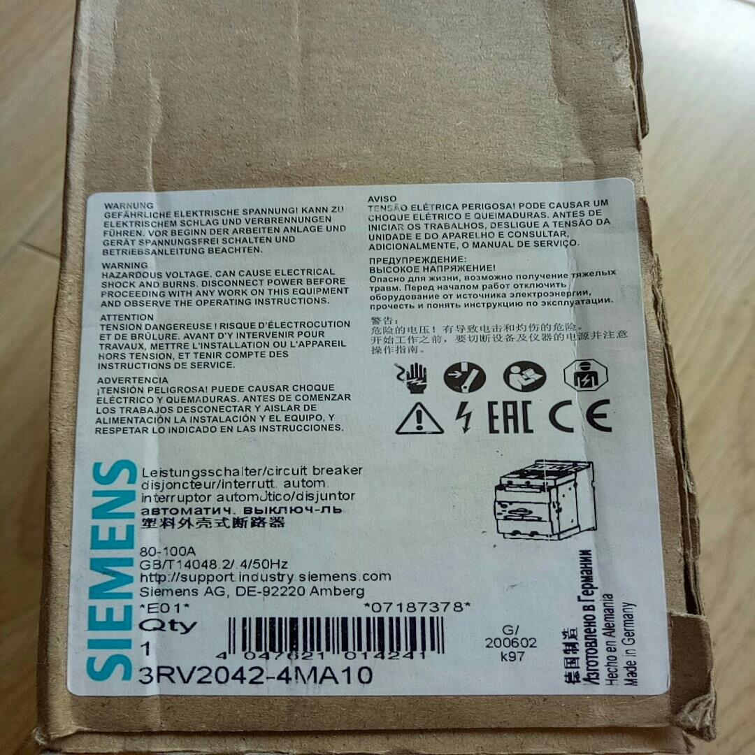 3RV2042-4AM10断路器一台(崽崽配件）
